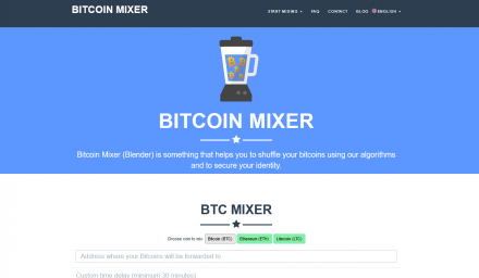 Best Bitcoin Mixer Blender Bitcoin 
tumbler Anonymous BTC LTC ETH